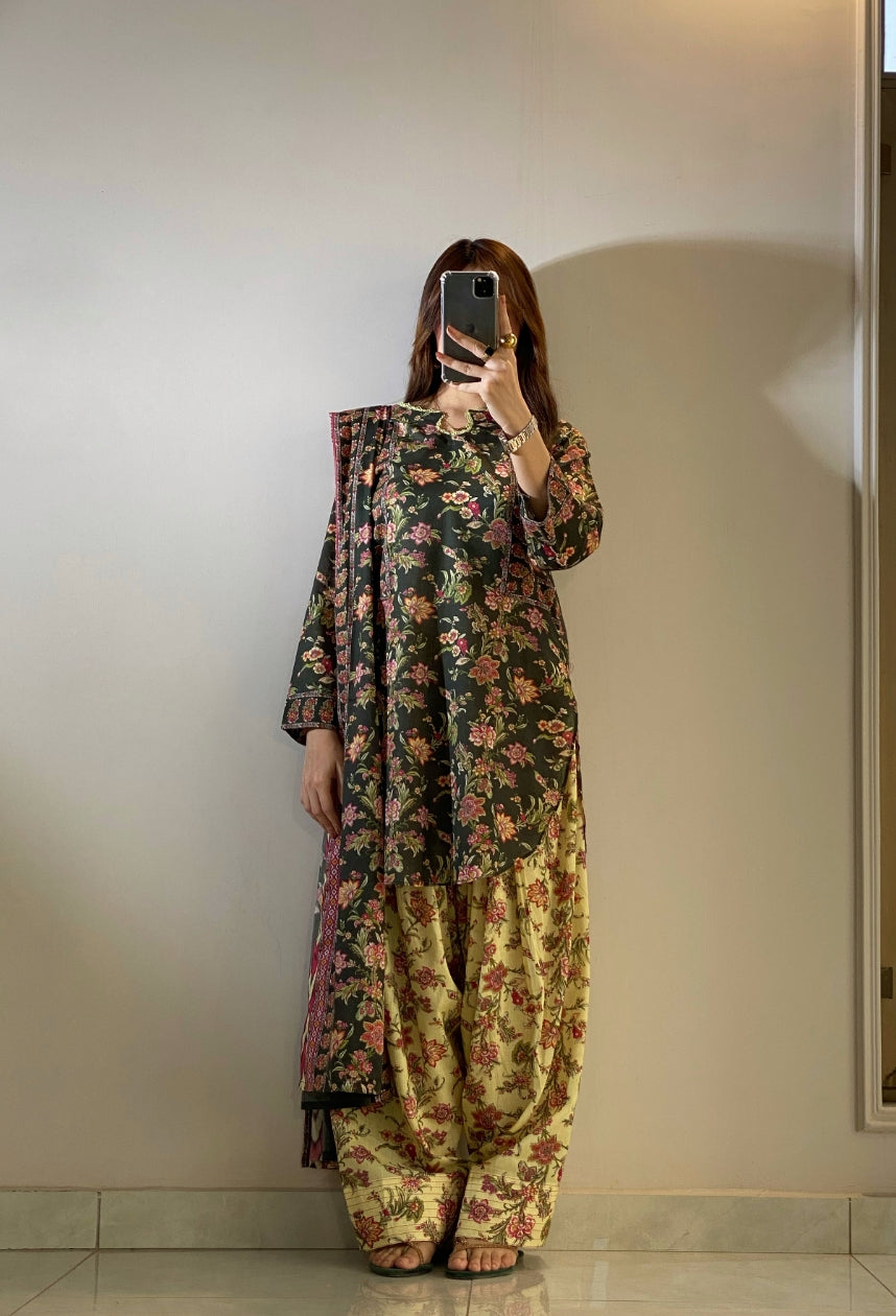 Summer Printed Lawn 3pc