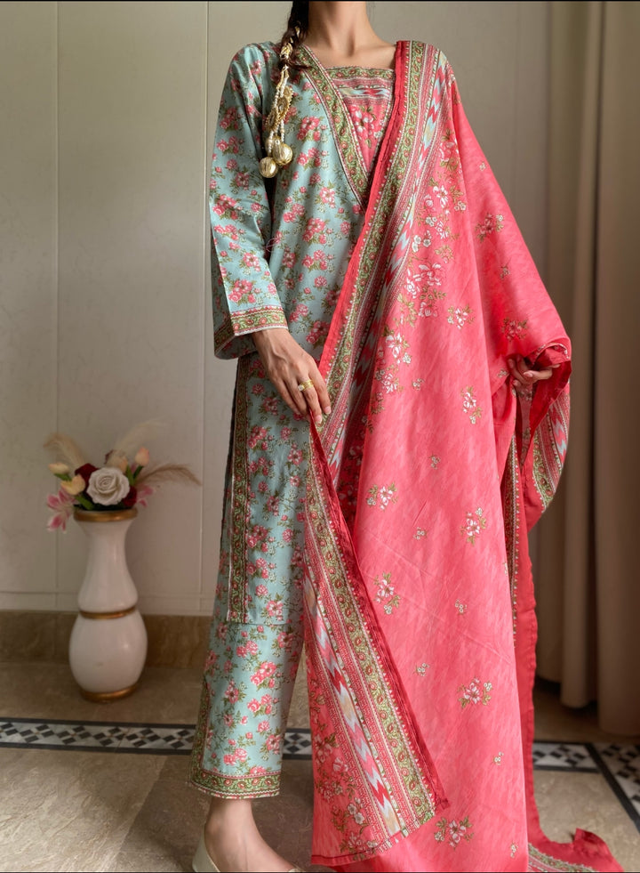 Summer Printed Lawn 3pc