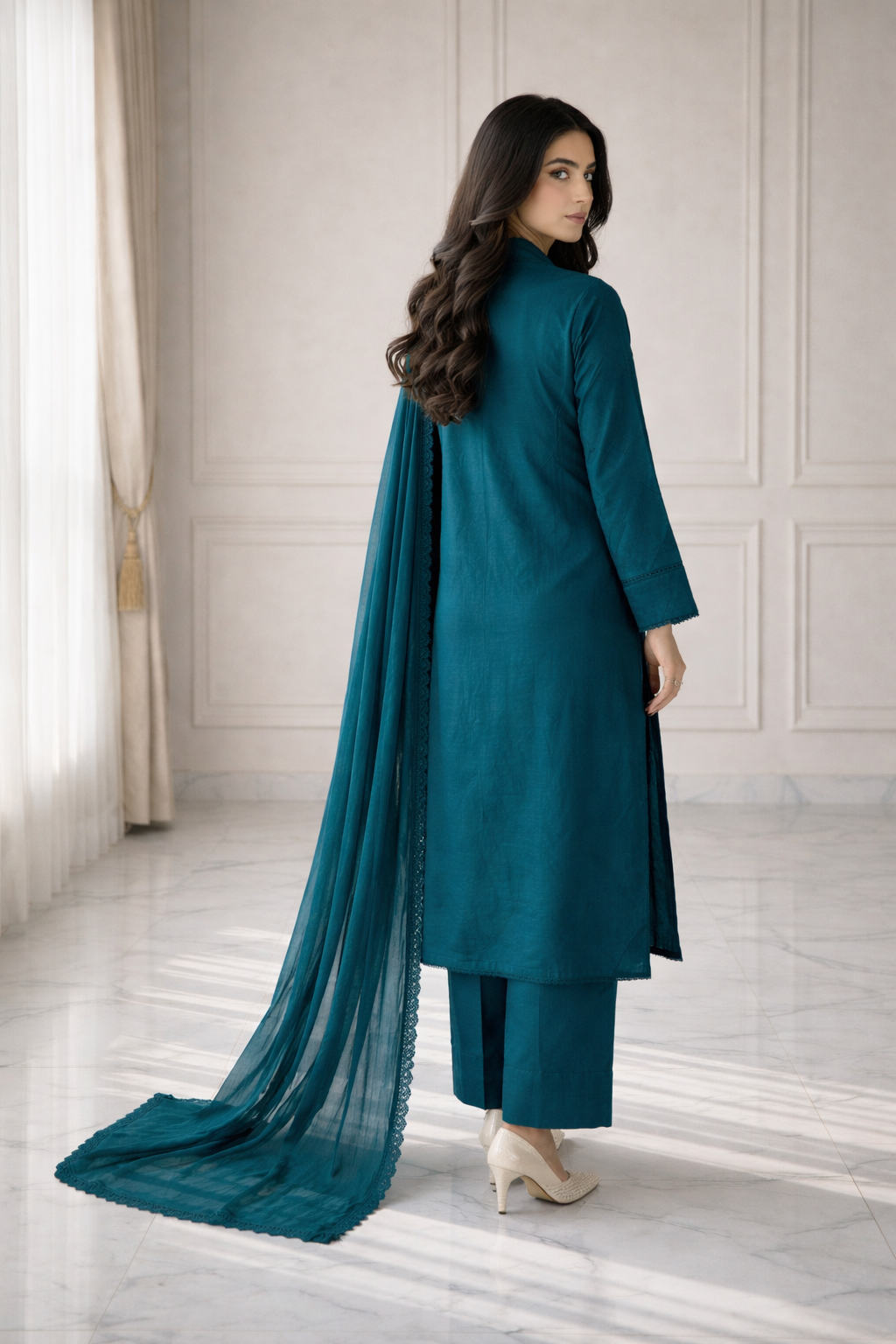 Winter Solid 3pc - AQUA