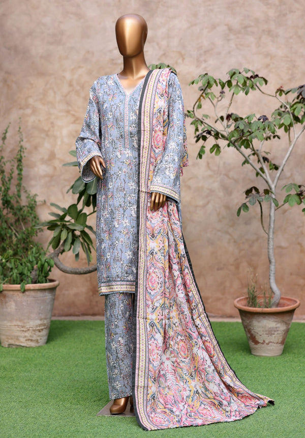 Khaddar Printed 3pc