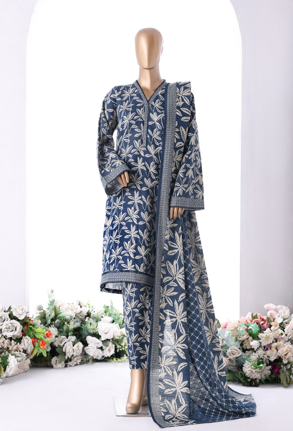 Khaddar printed 3pc