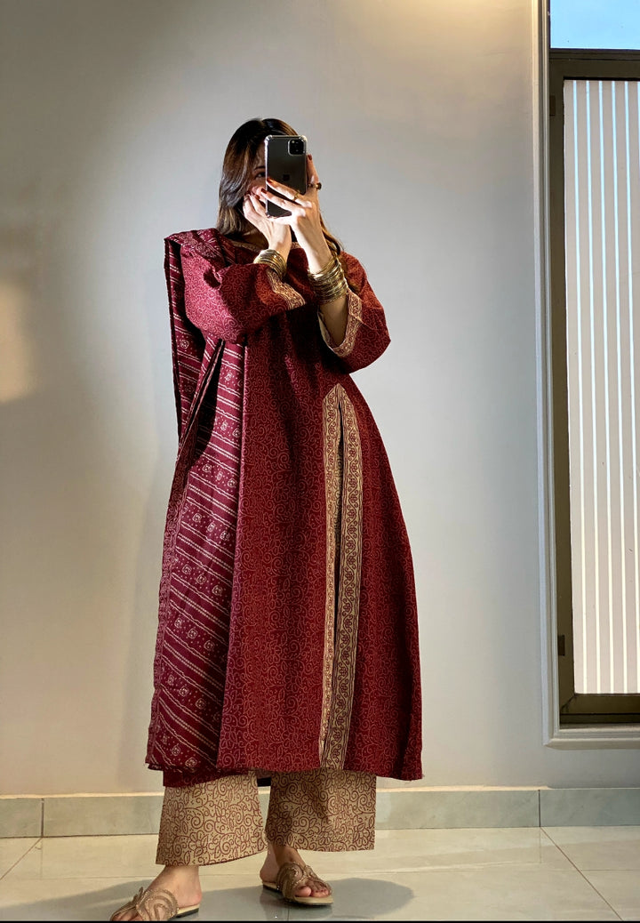 Khaddar Printed 3pc