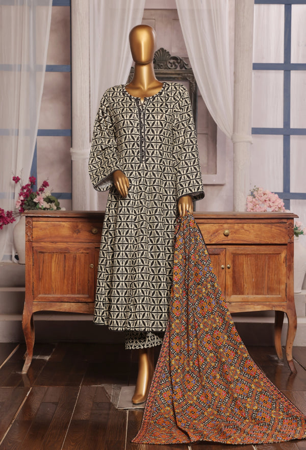 Khaddar Printed 3pc - Vol 3