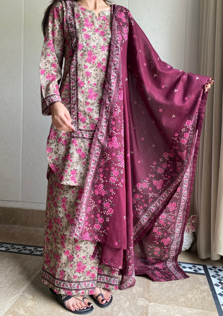 Summer Printed Lawn 3pc