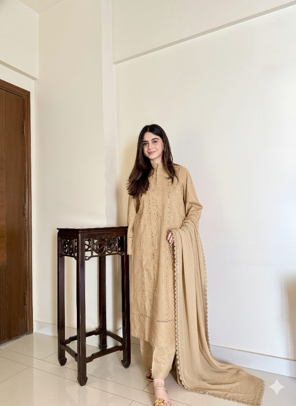 Winter Solid 3pc - Lacework