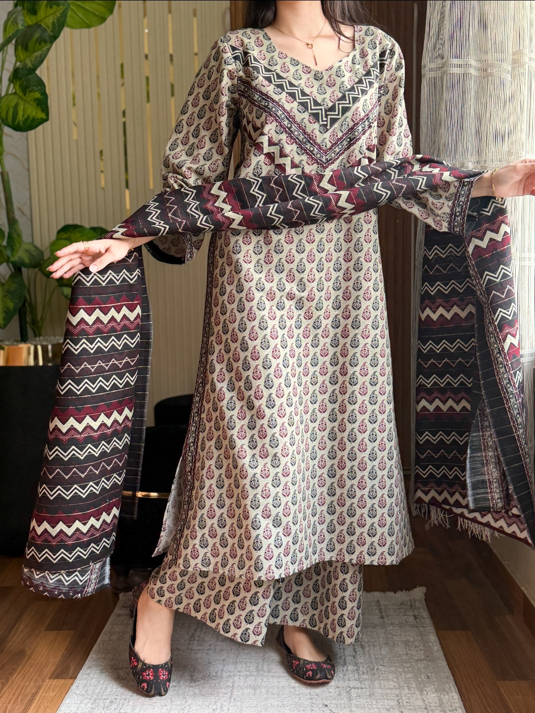 Khaddar Printed 3pc