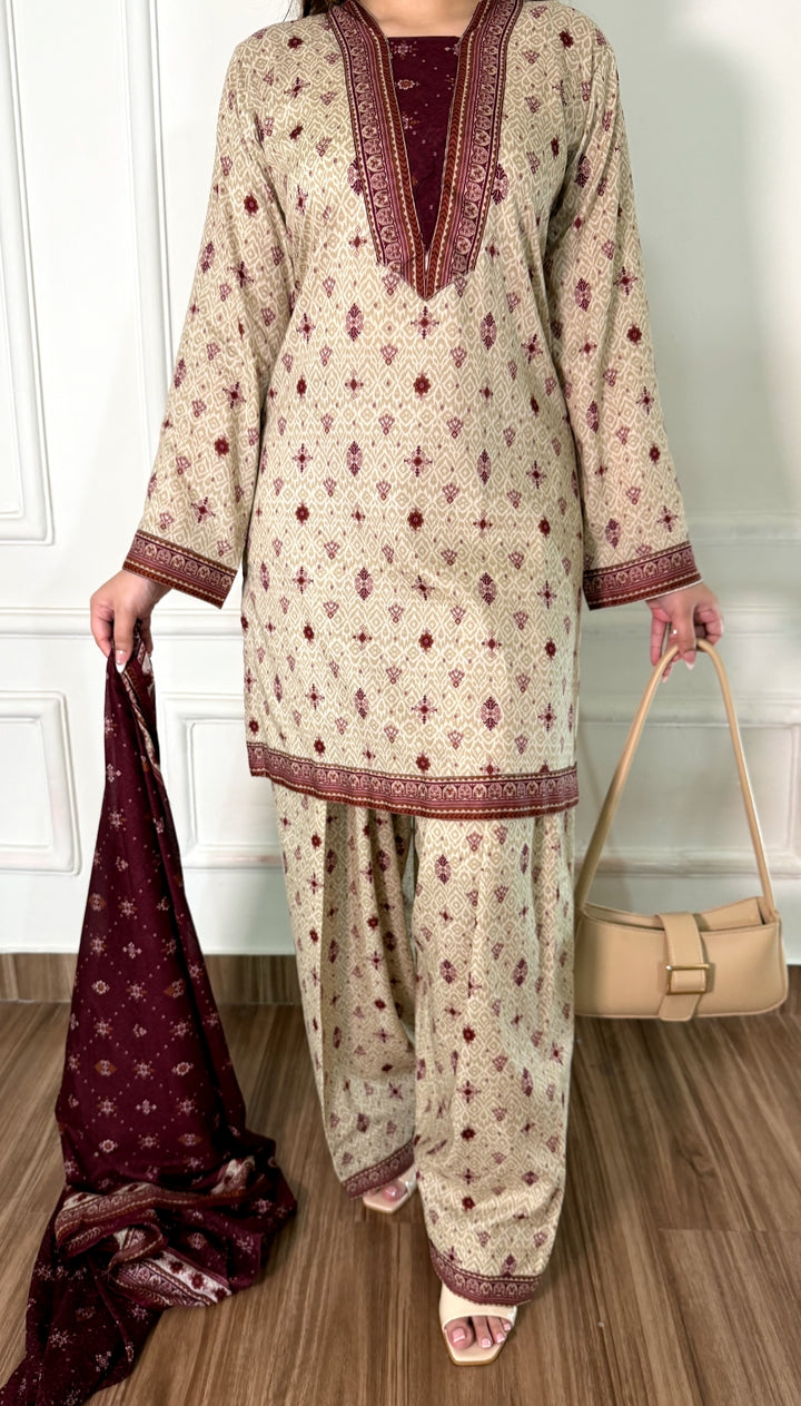 Summer Printed Lawn 3pc