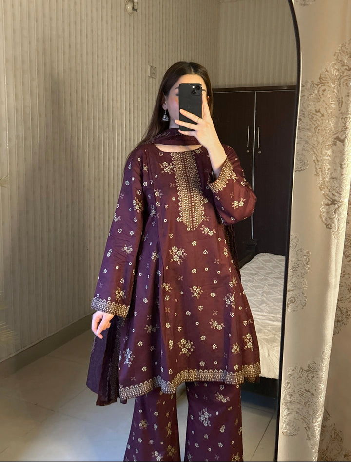 Summer Printed Lawn 3pc