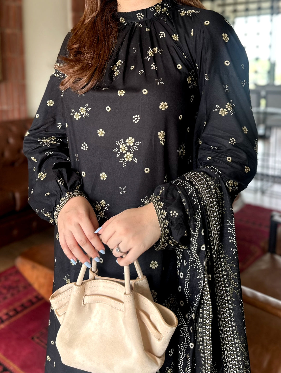 Printed Kaftan 3pc