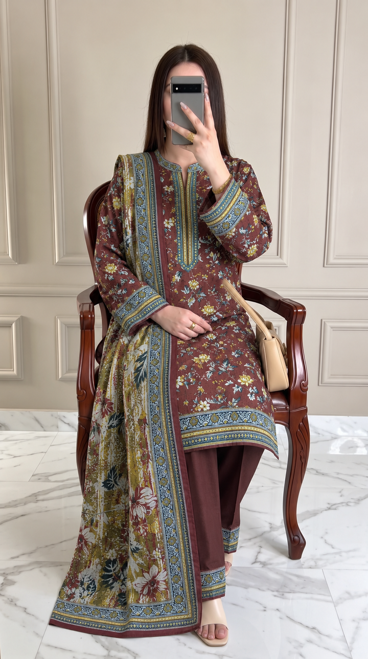 Summer Printed Lawn 3pc
