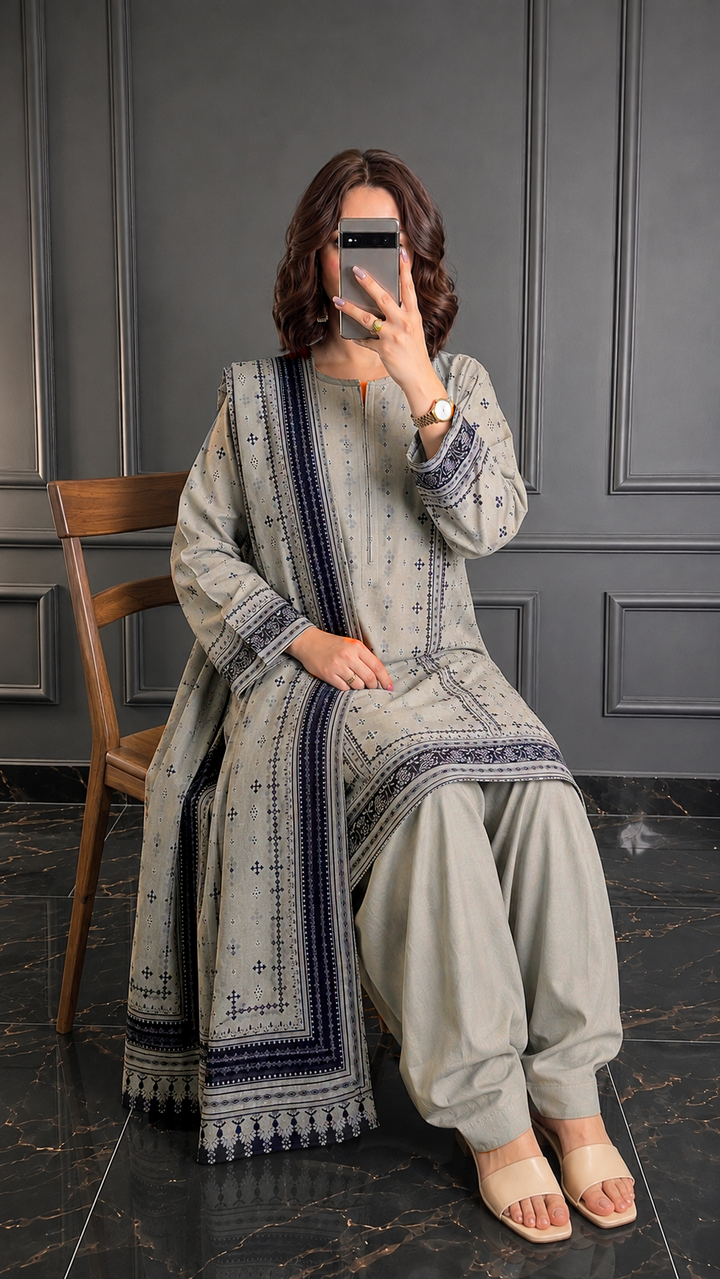 Summer Printed Lawn 3pc