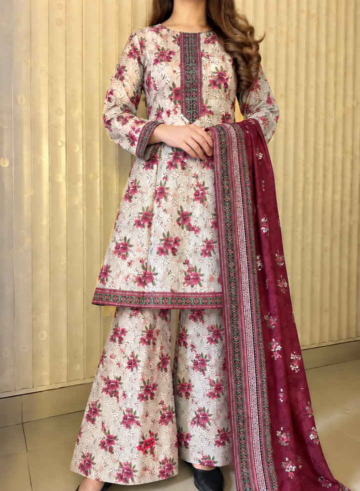 Khaddar Printed 3pc