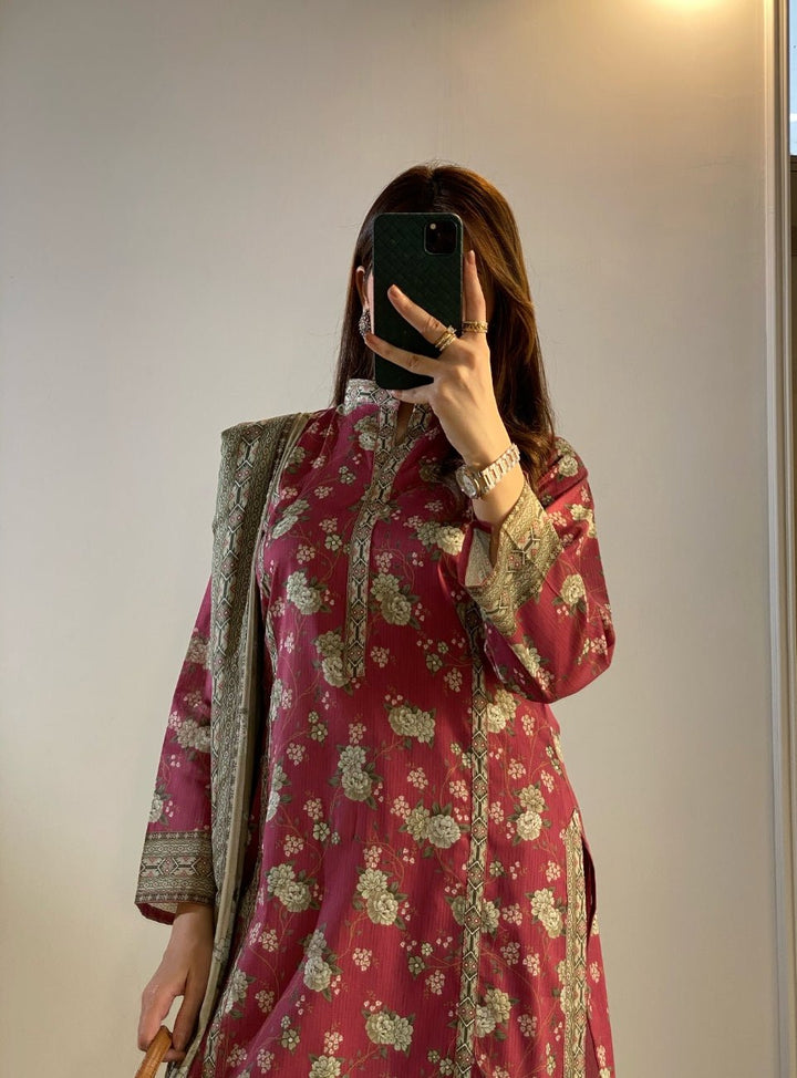 Summer Printed Lawn 3pc - Bin Saeed Bin Saeed