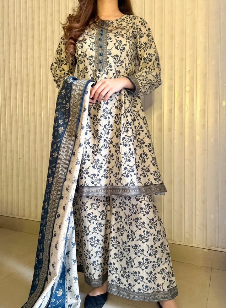 Summer Printed Lawn 3pc - Bin Saeed Bin Saeed