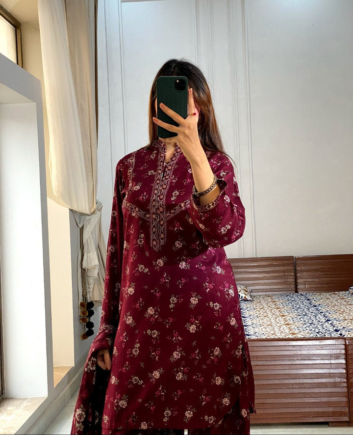 Summer Printed Lawn 3pc - Bin Saeed Bin Saeed