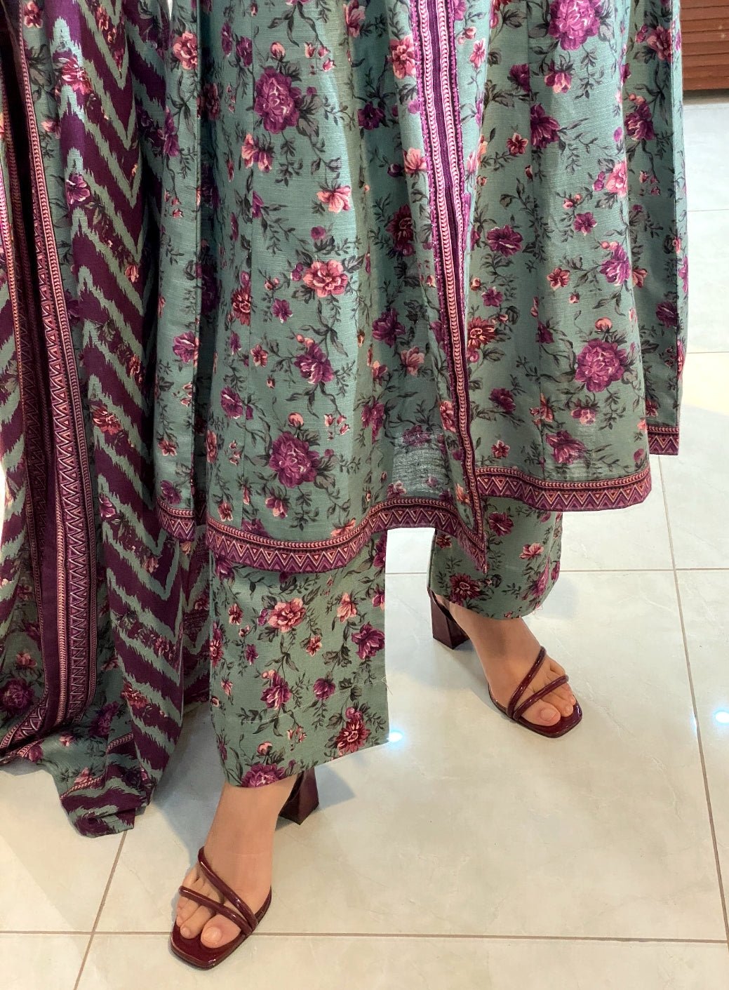 Summer Printed Lawn 3pc - Bin Saeed Bin Saeed