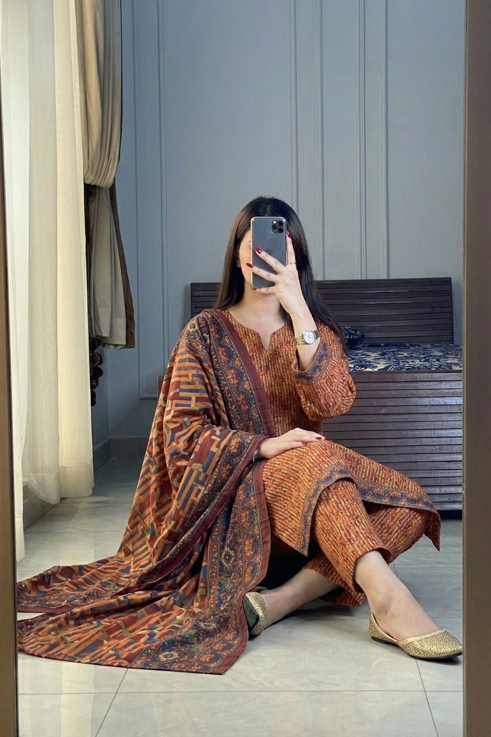 Summer Printed Lawn 3pc - Bin Saeed Bin Saeed