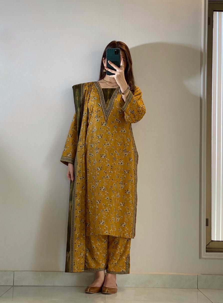 Summer Printed Lawn 3pc - Bin Saeed Bin Saeed