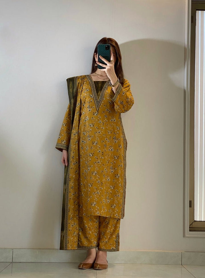 Summer Printed Lawn 3pc - Bin Saeed Bin Saeed