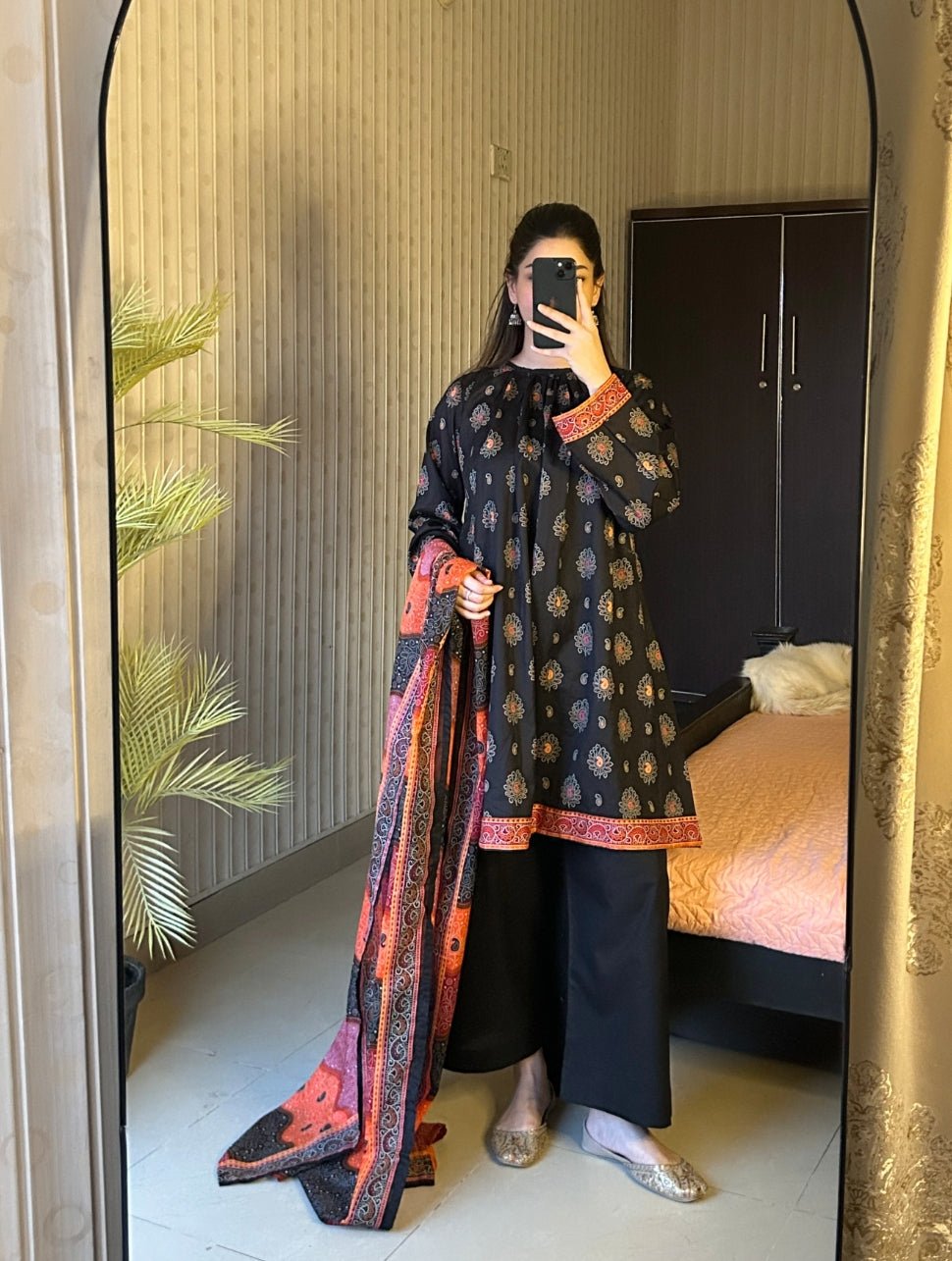 Summer Printed Lawn 3pc - Bin Saeed Bin Saeed