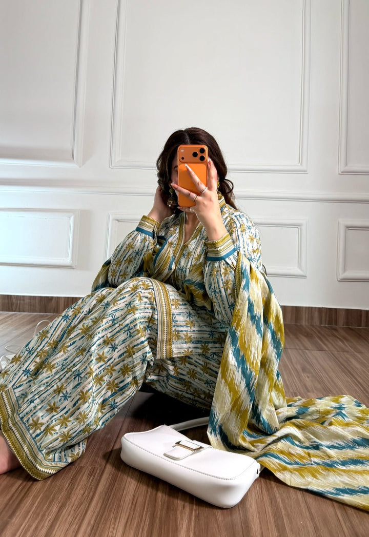 Summer Printed Lawn 3pc - Bin Saeed Bin Saeed
