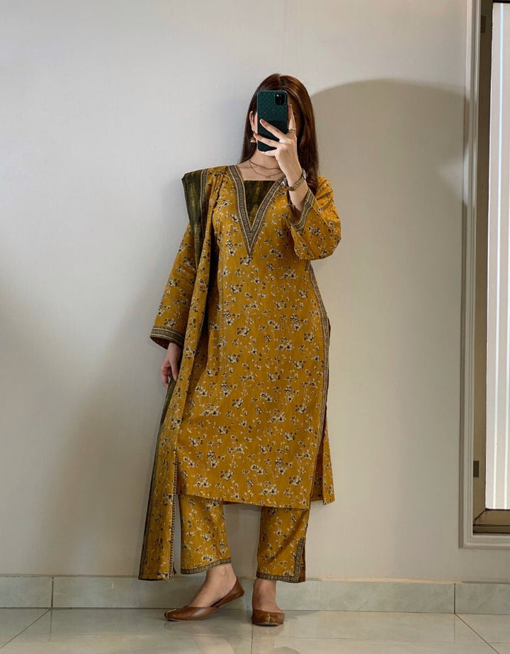Summer Printed Lawn 3pc - Bin Saeed Bin Saeed