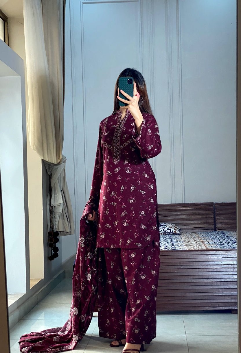 Summer Printed Lawn 3pc - Bin Saeed Bin Saeed