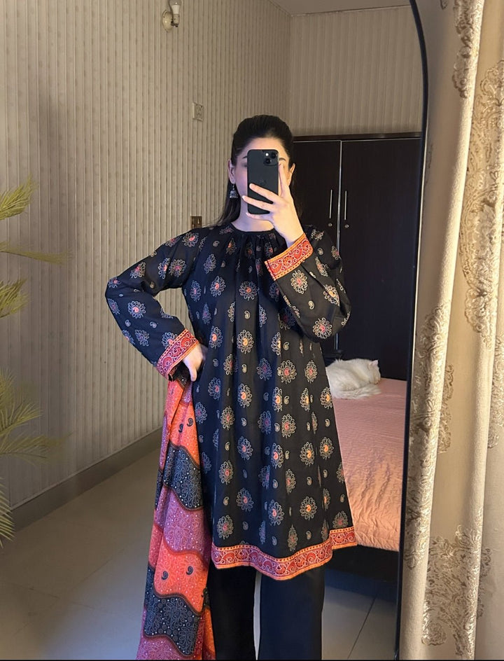 Summer Printed Lawn 3pc - Bin Saeed Bin Saeed