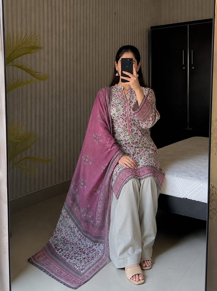 Summer Printed Lawn 3pc